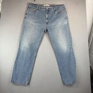 VTG Levis 505 Jeans Men 40x30 Regular Medium Wash Denim Straight Leg Tag 42x32